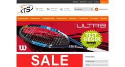 Desktop Screenshot of kts-tennisversand.de